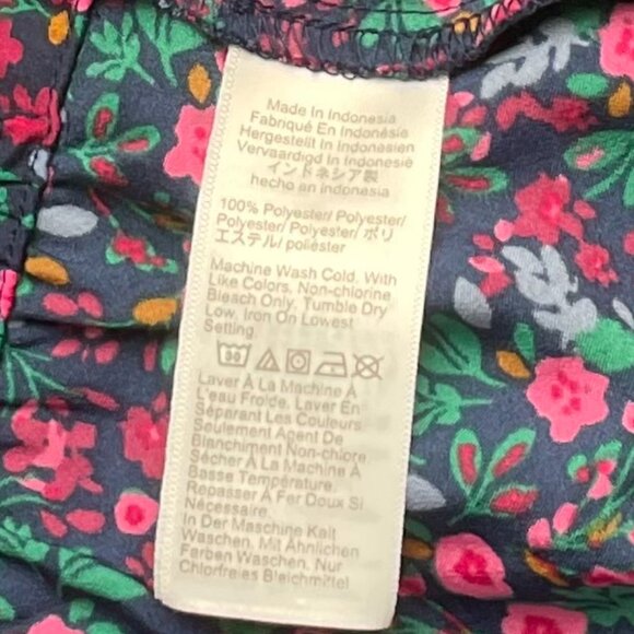 J. Crew Floral knee Skirt - Black and Pink - Picture 5 of 5